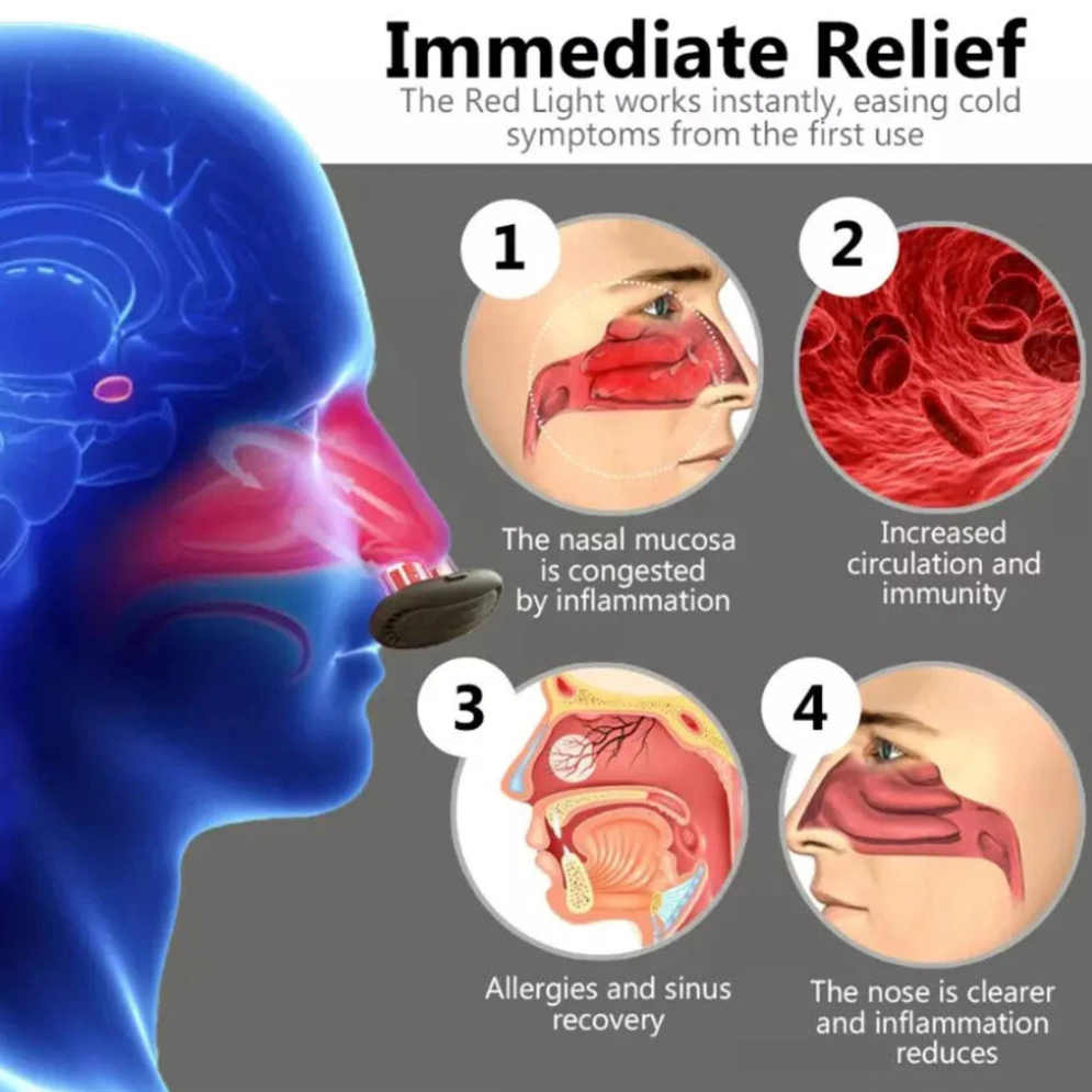 Red Light Nasal Therapy Device