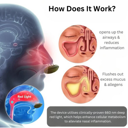 Red Light Nasal Therapy Device